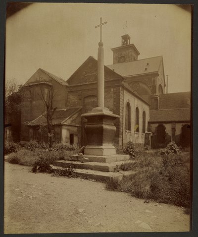 Den gamle Sainte-Marguerite-kirkegård, Rue Saint-Bernard af Eugène Atget