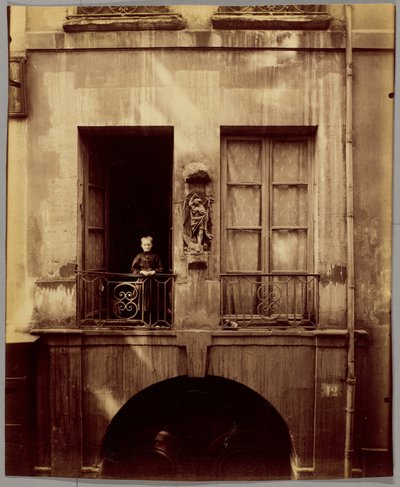 Tidligere Collège de Chanac, 12 rue de Bièvre af Eugène Atget
