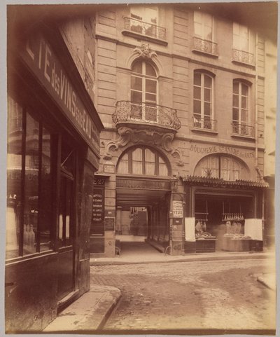 Balkon, rue Saint-André-des-Arts af Eugène Atget
