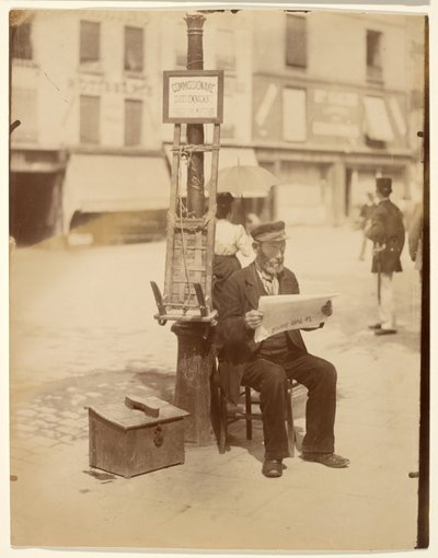 Kommissionær (bærer) af Eugène Atget