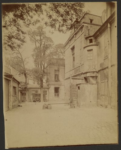 Hôtel Lavalière, Rue Saint-Jacques af Eugène Atget