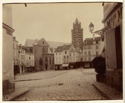 Pontoise, Place du Grand Martroy af Eugène Atget