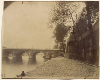 Havnen ved La Mégisserie af Eugène Atget