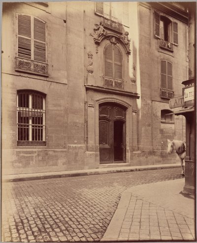 Præstegården Saint-Merri, rue de la Verrerie af Eugène Atget