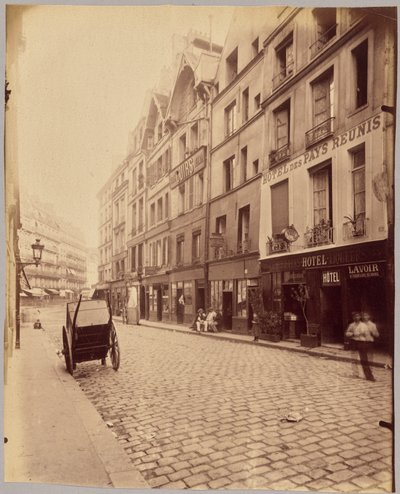 Rue Galande af Eugène Atget