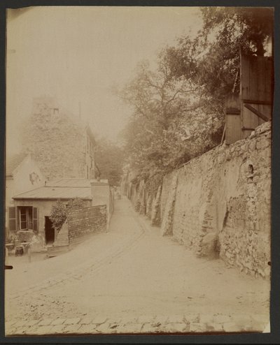 Rue Saint-Vincent, Montmartre af Eugène Atget