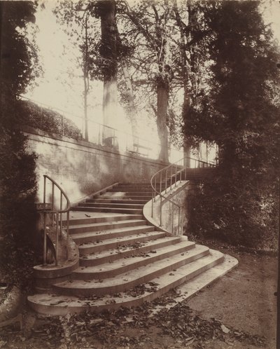 Trapperne ved Saint-Cloud af Eugène Atget
