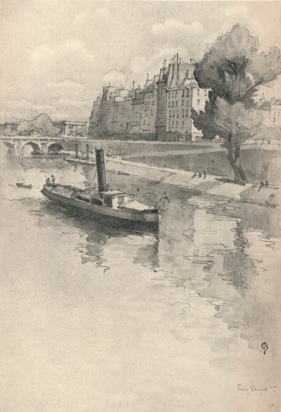 Quai des Orfevres, 1915 af Eugene Bejot