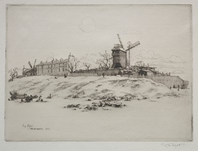 Moulin de la Galette, Montmartre af Eugene Bejot