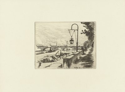 Bybillede med Austerlitz-broen og Seinen i Paris Pont d