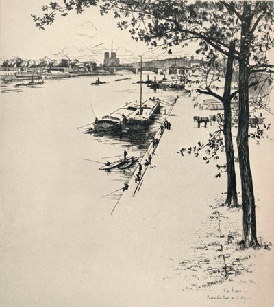 Pont de Sully, 1915 af Eugene Bejot