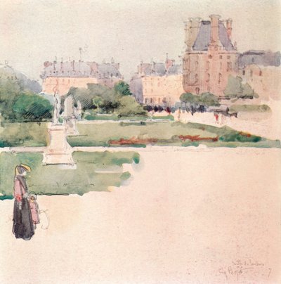 Tuilerierne, 1915 af Eugene Bejot