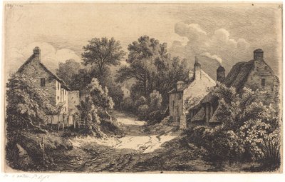 Le chemin de Garens (Vejen til Garens) af Eugene Bléry