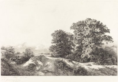 Oaks i Vaux de Cernay, 1840. af Eugene Bléry