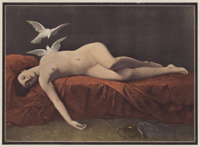 Drømmen (farve litho) af Eugene Brunclair