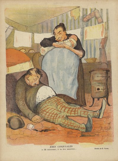 Illustration til Le Rire af Eugene Cadel