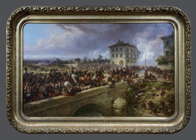 Den kejserlige garde ved Pont de Magenta, 4. juni 1859 af Eugene Charpentier
