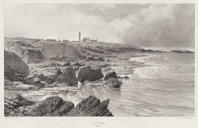 Kap St. Mathieu, 1846. af Eugene Ciceri