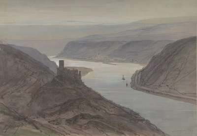 Design til en scene i Opéraen, Paris, 1830-90. af Eugene Ciceri