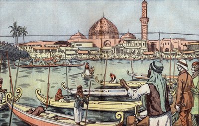 Mada Ashar, illustration af Damblans fra det franske blad "Le Pelerin" 29. januar af Eugene Damblans