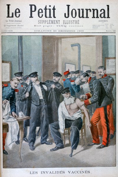 Vaccinationer af de gamle soldater, Paris, 1900 af Eugene Damblans