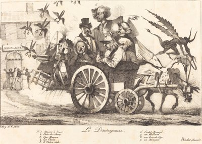 Afskaffelsen af ​​censur, ca. 1821. Skaber: Eugene Delacroix, Charles Etienne Pierre Motte. af Eugene Delacroix, Charles Etienne Pierre Motte