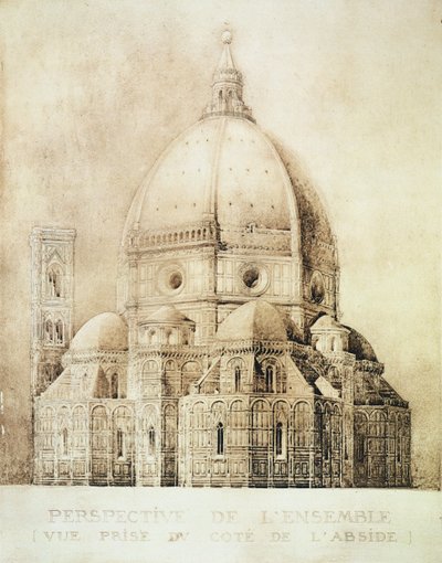 Firenze katedral fra øst, fra 