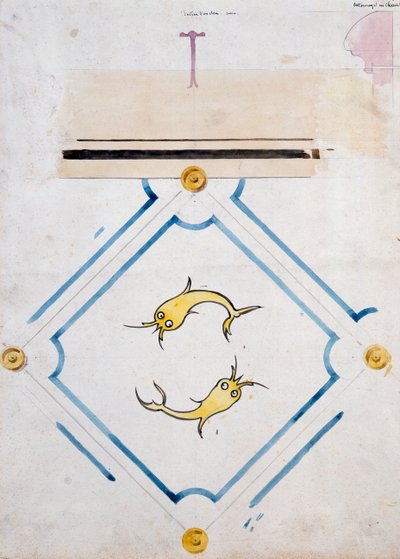 Motiver til en badeværelsesflise, Chateau d