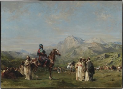 En lejr i Atlasbjergene af Eugène Fromentin