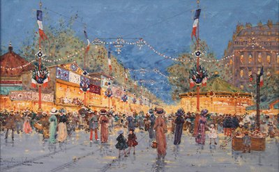 Honningkage Fair. Nation Square, ca. 1930 af Eugene Galien-Laloue