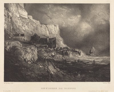 Omegnen ved Dieppe af Eugene Isabey