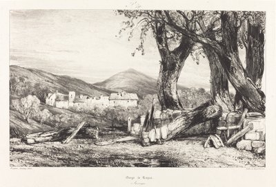 Royat-kløften, Auvergne af Eugene Isabey