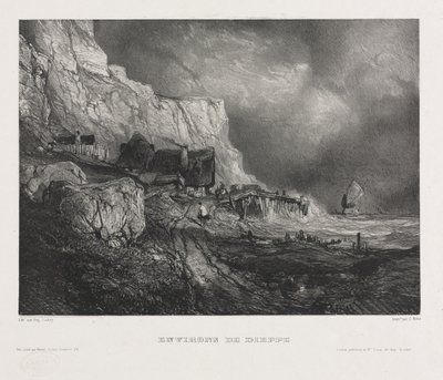 Seks marinesoldater, 1833. af Eugene Isabey