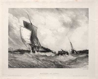 Six Marines: Return to Port, 1833. af Eugene Isabey