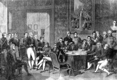 Wienerkongressen, 1856. af Eugene Isabey