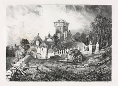 Maleriske og romantiske rejser i det gamle Frankrig, Auvergne..., 1832. af Eugene Isabey