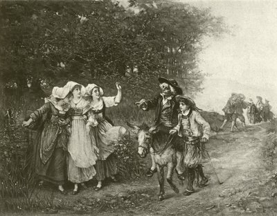 Mølleren, hans søn og kunsten (dybtryk) af Eugene Joseph Lejeune