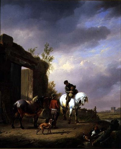 De rejsendes Hvile af Eugene Joseph Verboeckhoven