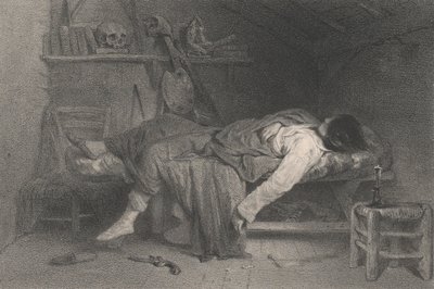 Selvmordet, 1846. af Eugene Leroux