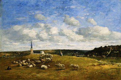 Deauville, 1870-1874 af Eugene Louis Boudin