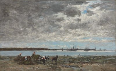 Tanghøst, havnen i Brest af Eugene Louis Boudin