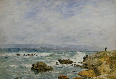 The Point of Ilette, Antibes, 1893 af Eugene Louis Boudin
