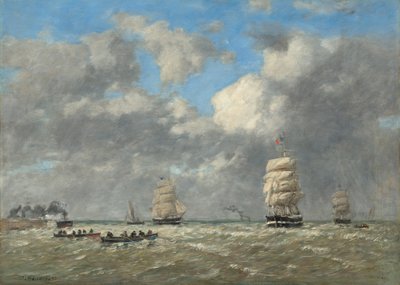 Le Havre, 1883. af Eugene Louis Boudin