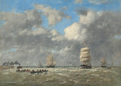 Le Havre, 1883 af Eugene Louis Boudin