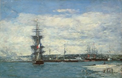 Le Havre, ca. 1864-66 af Eugene Louis Boudin