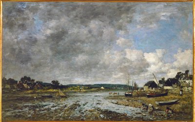 Normanniske vaskekoner på kysten af Eugene Louis Boudin