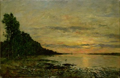 Plougastel-Daoulas, ca. 1870-73 (olie på lærred) af Eugene Louis Boudin