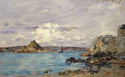 Studie for "The Bay of Douarnenez", c.1895-97 af Eugene Louis Boudin