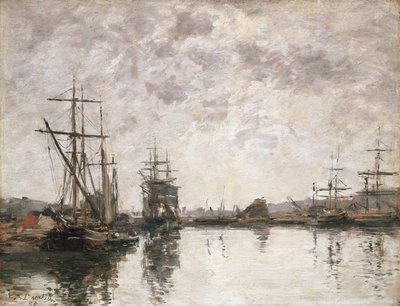 Bassinet i Deauville, 1890 af Eugene Louis Boudin