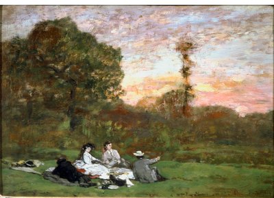 Frokosten på græsset af Eugene Louis Boudin